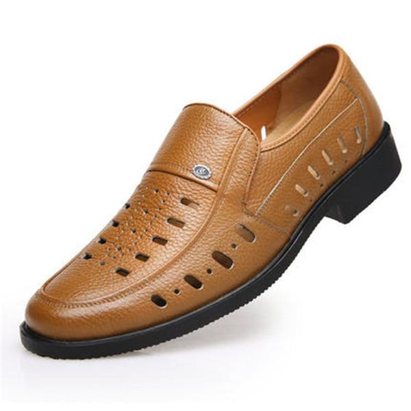 sandals est 2021 genuine leather men summer breathable casual shoes hollow soft moccasins high quality, Black
sandals est 2021 genuine leather men summer breathable casual shoes hollow soft moccasins high quality, Black