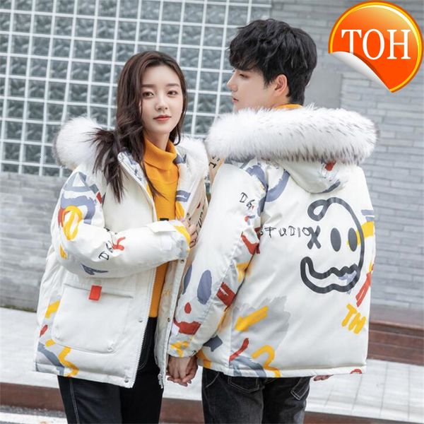 men hipster winter down jacket cartoon little devil print hooded thick windbreaker oversize harajuku padded coat outwear, Black
men hipster winter down jacket cartoon little devil print hooded thick windbreaker oversize harajuku padded coat outwear, Black