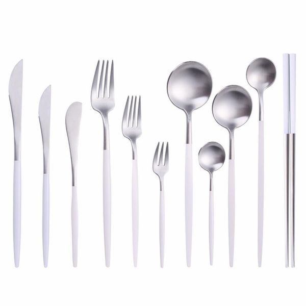 cutlery set stainless steel fork knive spoon white silver western dinnerware tea dessert kitchen utensils drop sets
cutlery set stainless steel fork knive spoon white silver western dinnerware tea dessert kitchen utensils drop sets