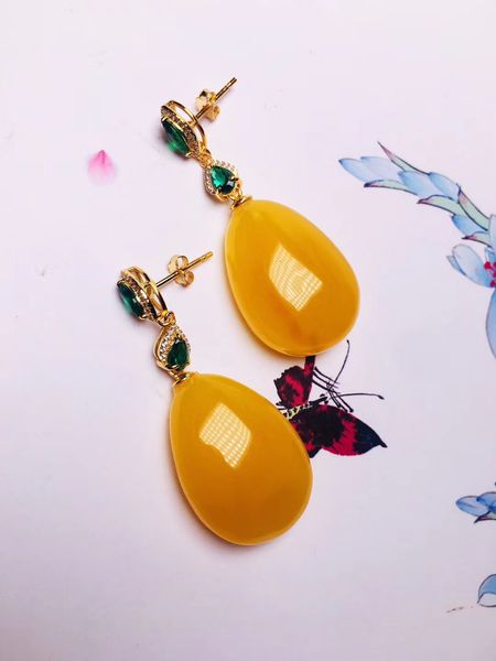 natural old gold amber earring 925 silver earrings amber with 925 sterling silver women earrings add certificate 7.1g, Red;blue
natural old gold amber earring 925 silver earrings amber with 925 sterling silver women earrings add certificate 7.1g, Red;blue
