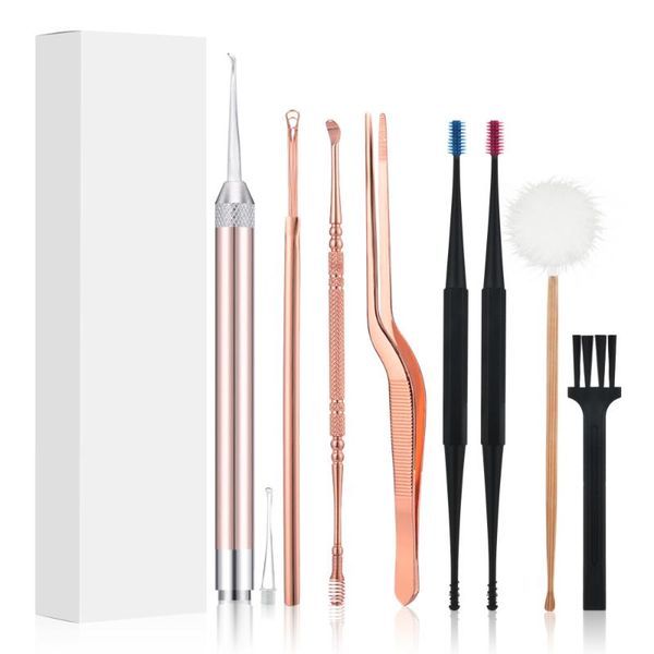 full body massager 8pcs/set led ear wax pickers remover curette pick cleaner stainless steel earpick care tools
full body massager 8pcs/set led ear wax pickers remover curette pick cleaner stainless steel earpick care tools