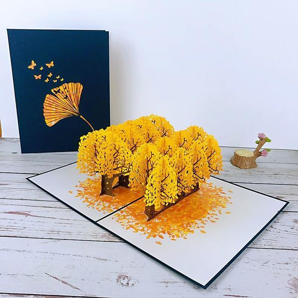 greeting cards teacher's day card original paper carved ginkgo tree 3d three-dimensional beautiful autumn birthday universal
greeting cards teacher's day card original paper carved ginkgo tree 3d three-dimensional beautiful autumn birthday universal