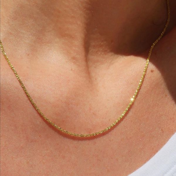 minimalist laides girls must have shiny gypsophila stainless steel gold plated chain necklaces for women, Silver
minimalist laides girls must have shiny gypsophila stainless steel gold plated chain necklaces for women, Silver