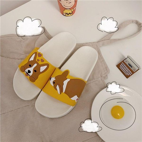 slippers summer cartoon women shoes kawaii dog animal comfort rubber sliders outside indoor sandals cute students slip on female, Black
slippers summer cartoon women shoes kawaii dog animal comfort rubber sliders outside indoor sandals cute students slip on female, Black