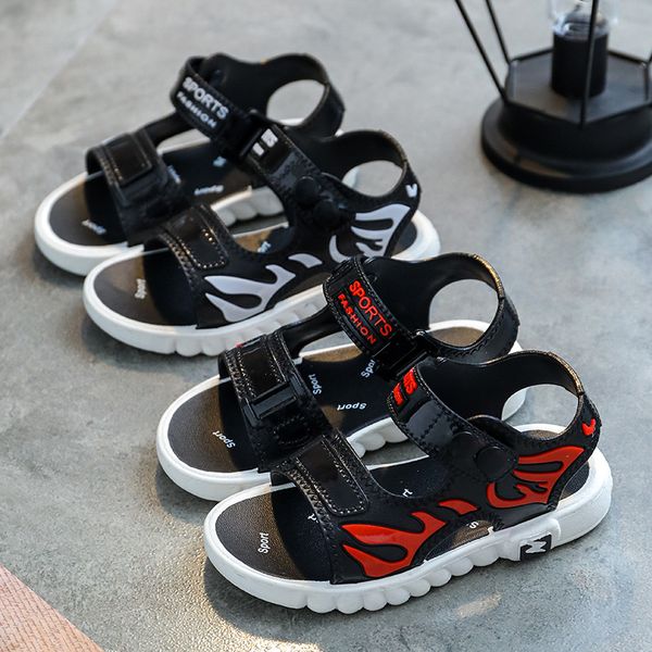 boys sandals summer new childrens soft-soled non-slip wear-resistant breathable kids fashion shoes bss24, Black;red
boys sandals summer new childrens soft-soled non-slip wear-resistant breathable kids fashion shoes bss24, Black;red