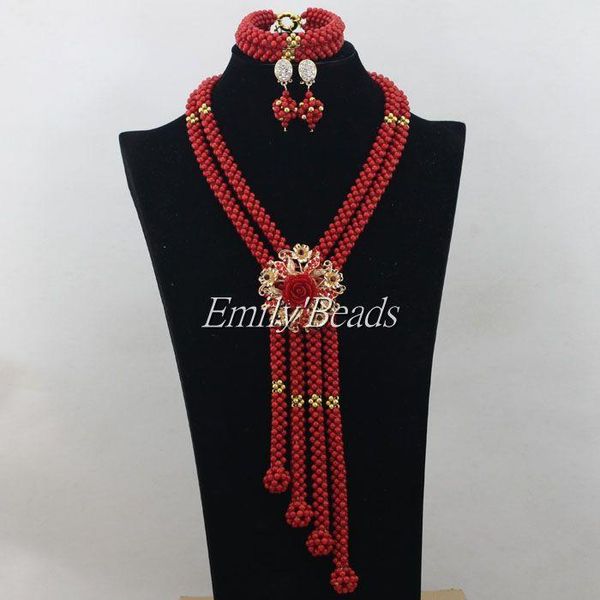 earrings & necklace red nigerian coral beads jewelry set natural handmade african wedding costume 2021 cj476, Silver
earrings & necklace red nigerian coral beads jewelry set natural handmade african wedding costume 2021 cj476, Silver
