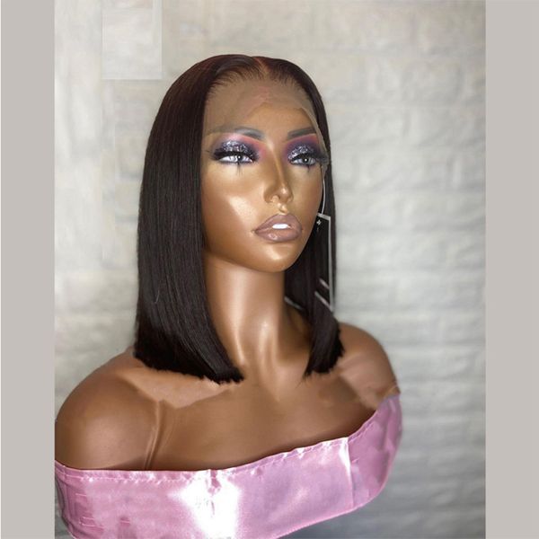 4*4 sik base lace front wig short bob silky straight for women middle part jet black colored bundles with closure heat resistant daily wear, Black;brown
4*4 sik base lace front wig short bob silky straight for women middle part jet black colored bundles with closure heat resistant daily wear, Black;brown