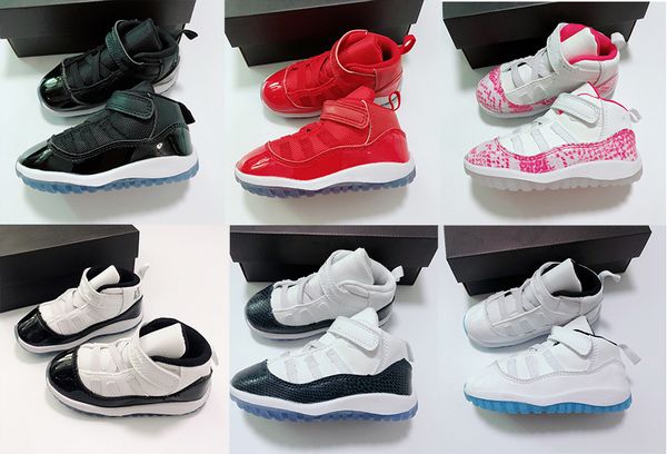 little baby concord 11 xi 11s cap and gown bred gamma blue red white boy girl basketball shoes fashion sneakers size 6c-10c, Black
little baby concord 11 xi 11s cap and gown bred gamma blue red white boy girl basketball shoes fashion sneakers size 6c-10c, Black