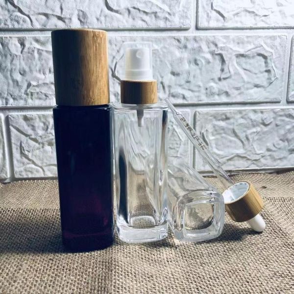 storage bottles & jars wholesale clear glass container lotion with bamboo lid for cosmetic spray perfume bottle dropper skin care packaging
storage bottles & jars wholesale clear glass container lotion with bamboo lid for cosmetic spray perfume bottle dropper skin care packaging