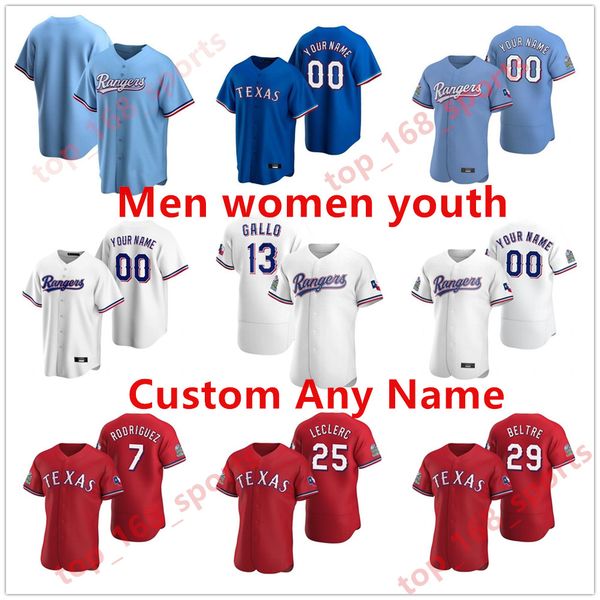 2021 men women youth texas ryan jersey 13 joey gallo 29 adrian beltre hamels fielder deshields santana leclerc minor lynn chirinos alexis ra, Blue;black
2021 men women youth texas ryan jersey 13 joey gallo 29 adrian beltre hamels fielder deshields santana leclerc minor lynn chirinos alexis ra, Blue;black