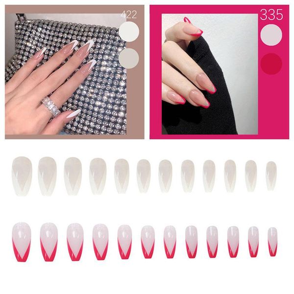 false nails full cover french nail art tips v shape 24pcs coffin ballerinaacrylic manicure extra long beauty tools, Red;gold
false nails full cover french nail art tips v shape 24pcs coffin ballerinaacrylic manicure extra long beauty tools, Red;gold