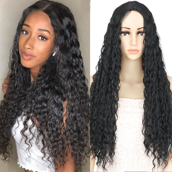 synthetic wigs azqueen long black deep wave for women middle part natural wig 28inch heat resistant fiber cosplay
synthetic wigs azqueen long black deep wave for women middle part natural wig 28inch heat resistant fiber cosplay