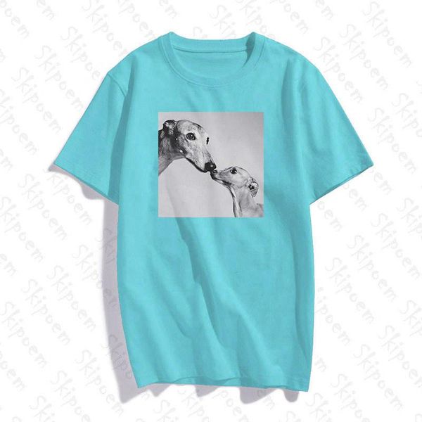 women's t-shirt pography art greyhound dog women harajuku kawaii pink short sleeve skipoem cotton colorful clothes tee shirt femme, White
women's t-shirt pography art greyhound dog women harajuku kawaii pink short sleeve skipoem cotton colorful clothes tee shirt femme, White