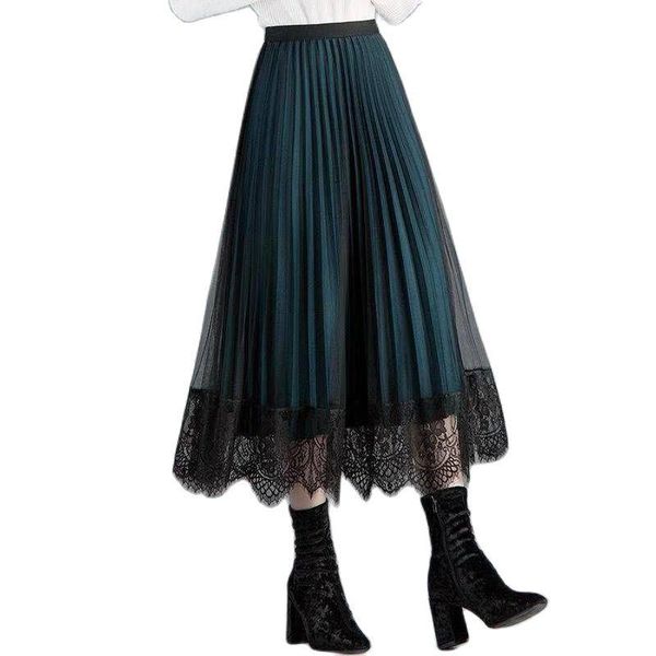skirts summer lace tulle velvet skirt female fashion 2021 pure color elegant long black high waist pleated
skirts summer lace tulle velvet skirt female fashion 2021 pure color elegant long black high waist pleated