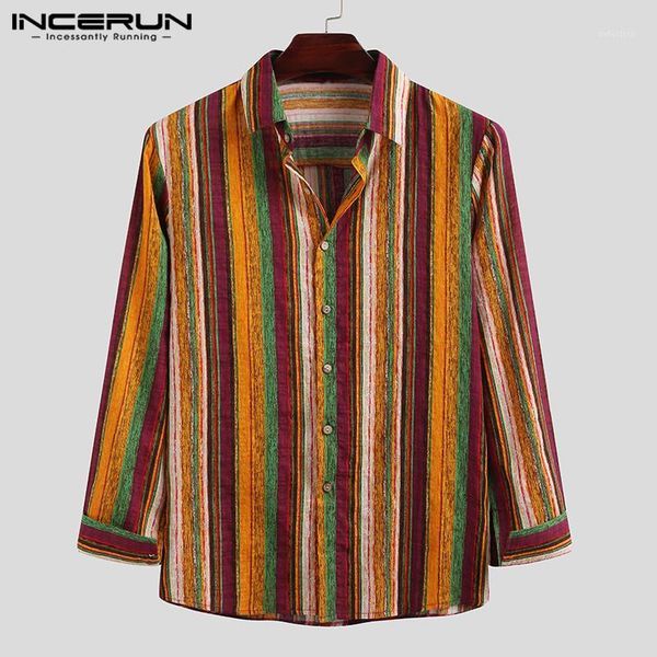vintage men striped shirt brand cotton long sleeve casual lapel blouse streetwear button 2021 breathable leisure camisas incerun men's, White;black
vintage men striped shirt brand cotton long sleeve casual lapel blouse streetwear button 2021 breathable leisure camisas incerun men's, White;black
