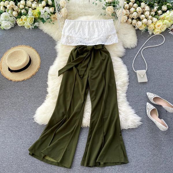 women's jumpsuits & rompers slim off shoulder lace patchwork summer bandage full length jumpsuit women casual high waist playsuit beach, Black;white
women's jumpsuits & rompers slim off shoulder lace patchwork summer bandage full length jumpsuit women casual high waist playsuit beach, Black;white