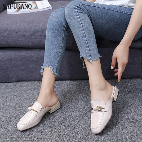 slippers flat heel women designer slides ladies brand mules shoes dress square toe heels pearl, Black
slippers flat heel women designer slides ladies brand mules shoes dress square toe heels pearl, Black
