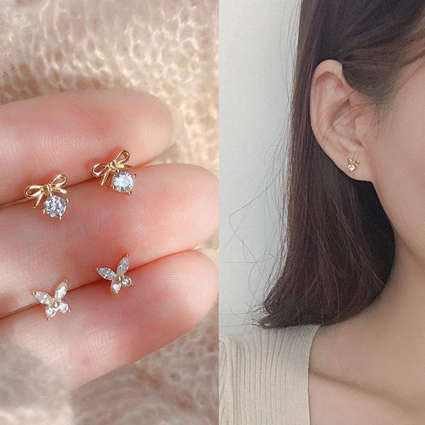 earrings for women stud fashion butterfly bowknot jewelry accessories engagement, Golden;silver
earrings for women stud fashion butterfly bowknot jewelry accessories engagement, Golden;silver