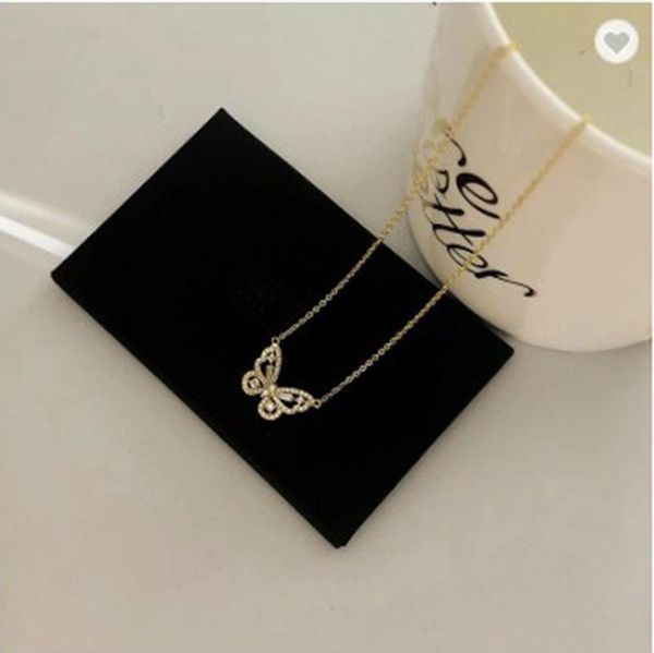 chains butterfly necklace small fresh and micro inlaid zircon simple clavicle chain for women, Silver
chains butterfly necklace small fresh and micro inlaid zircon simple clavicle chain for women, Silver