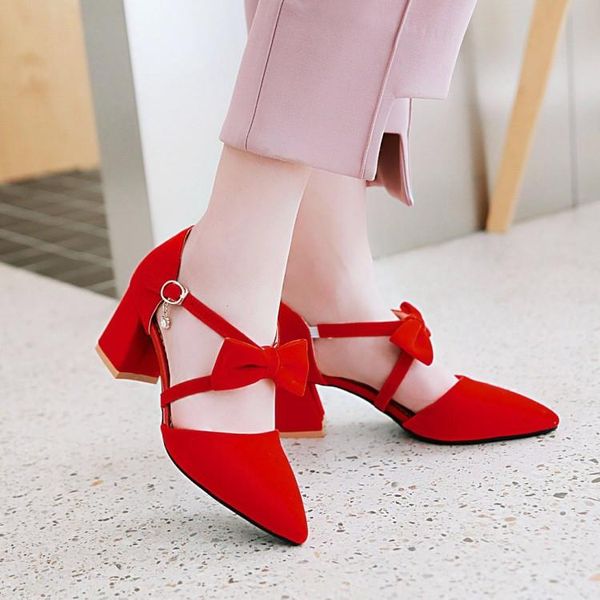 sweet bride wedding sandals red butterfly-knot cross tied square high heels lady shoes pointed toe flock 2021, Black
sweet bride wedding sandals red butterfly-knot cross tied square high heels lady shoes pointed toe flock 2021, Black