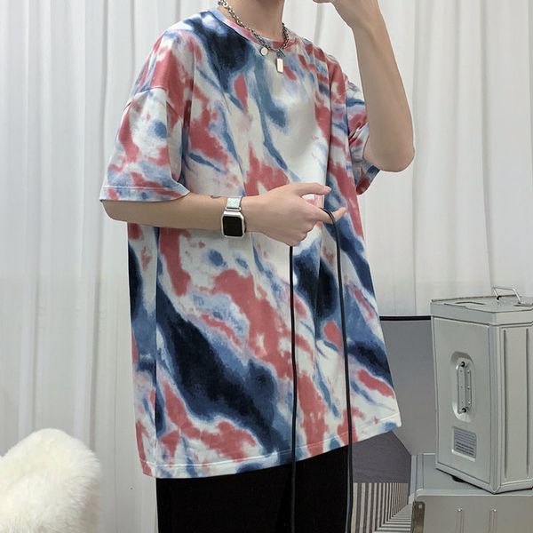 hoodies cotton tie-dye t-shirt men's fashion casual camouflage tshirt streetwear summer loose hip-hop short-sleeved t shirt men, Black
hoodies cotton tie-dye t-shirt men's fashion casual camouflage tshirt streetwear summer loose hip-hop short-sleeved t shirt men, Black