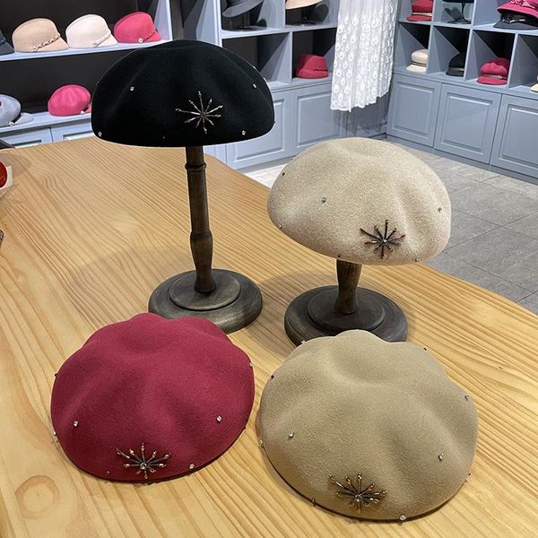 beanies 202110-chenxin autumn winter wool handmade beaded flowers lady beret hat women leisure painter
beanies 202110-chenxin autumn winter wool handmade beaded flowers lady beret hat women leisure painter