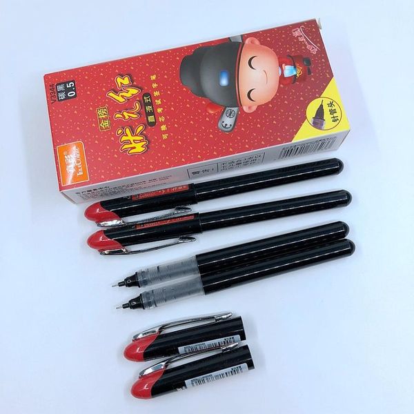 gel pens truecolor school and office supplies large capacity student 0.5mm pen black ink color needle nib v3344
gel pens truecolor school and office supplies large capacity student 0.5mm pen black ink color needle nib v3344