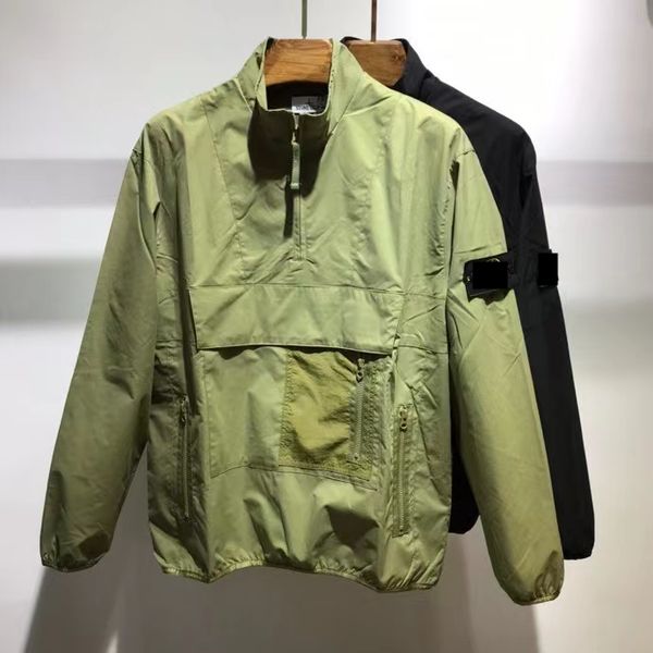 designer mens jackets stone spring autumn coat oney zipper big pocket tooling pullover compass waterproof stand-up collar functional jacket, Black;brown
designer mens jackets stone spring autumn coat oney zipper big pocket tooling pullover compass waterproof stand-up collar functional jacket, Black;brown