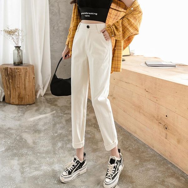 women's pants & capris korean high waisted harem female casual slim cotton overalls women summer elephant trousers, Black;white
women's pants & capris korean high waisted harem female casual slim cotton overalls women summer elephant trousers, Black;white