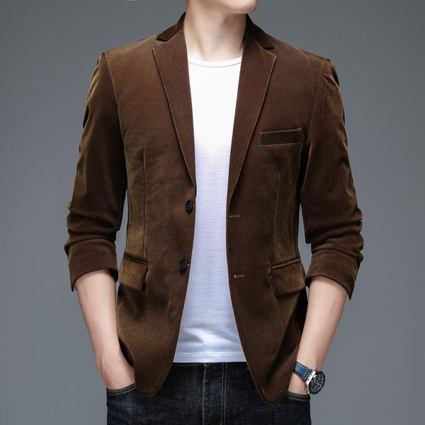 men's suits & blazers fashion brand suit jackets fall winter corduroy male business casual single-breasted slim, White;black
men's suits & blazers fashion brand suit jackets fall winter corduroy male business casual single-breasted slim, White;black