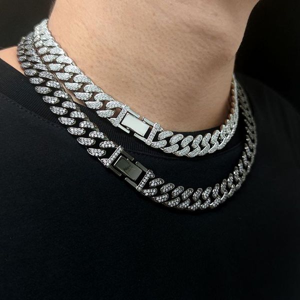 link, chain fashion hip hop full zircon shiny crystal men's bracelet miami cuban jewelry necklace, Black
link, chain fashion hip hop full zircon shiny crystal men's bracelet miami cuban jewelry necklace, Black