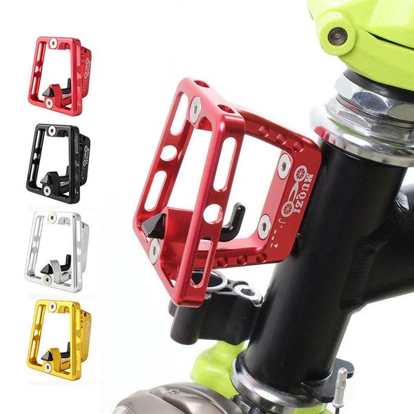 folding bike front carrier adapter bag cargo rack bracket aluminum alloy mount base for brompton water bottles & cages
folding bike front carrier adapter bag cargo rack bracket aluminum alloy mount base for brompton water bottles & cages