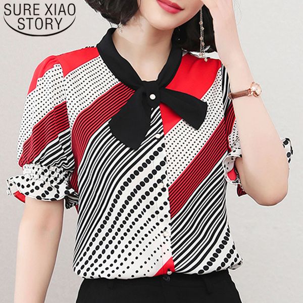 blusas mujer de moda shirts ladies chiffon blouse shirt striped bow button short clothes women 4658 50 210415, White
blusas mujer de moda shirts ladies chiffon blouse shirt striped bow button short clothes women 4658 50 210415, White