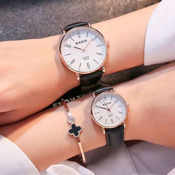 wristwatches basid brand couple watches for lovers pair quartz wrist watch fashion waterproof men women relogio, Slivery;brown
wristwatches basid brand couple watches for lovers pair quartz wrist watch fashion waterproof men women relogio, Slivery;brown