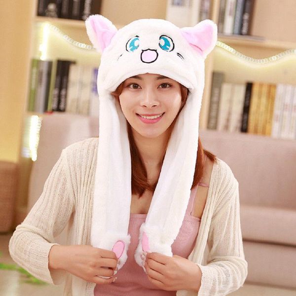 hats, scarves & gloves sets kawaii plushed girls women hat controllable ears cute cartoon animal multifunctional warm + scarf claw glove set, Blue;gray
hats, scarves & gloves sets kawaii plushed girls women hat controllable ears cute cartoon animal multifunctional warm + scarf claw glove set, Blue;gray