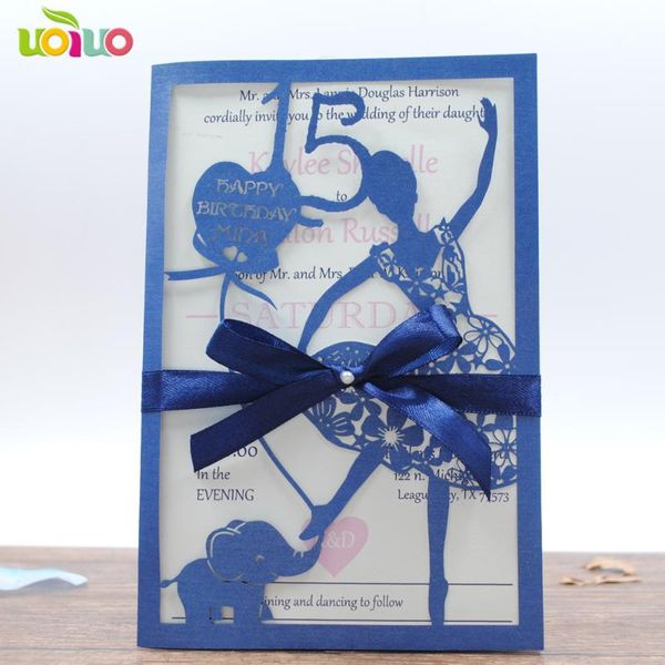 greeting cards diy customzied inc275 girl birthday card sea blue wedding invitations ,tied navy bow,print insert,envelope
greeting cards diy customzied inc275 girl birthday card sea blue wedding invitations ,tied navy bow,print insert,envelope