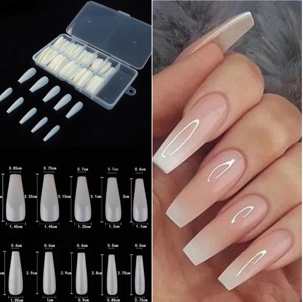 false nails 100 pcs/box uv gel full cover acrylic clear and natural nail ballerina coffin fake diy manicure tips beauty tools, Red;gold
false nails 100 pcs/box uv gel full cover acrylic clear and natural nail ballerina coffin fake diy manicure tips beauty tools, Red;gold