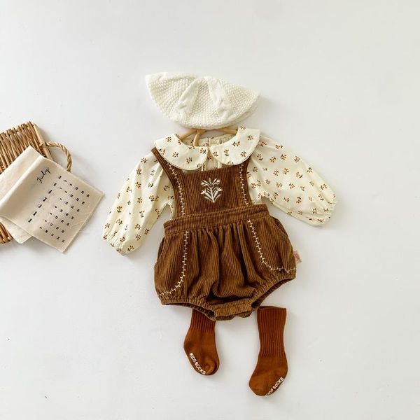 jumpsuits baby girl romper floral suspender rompers born clothes fall for toddler girls, Blue
jumpsuits baby girl romper floral suspender rompers born clothes fall for toddler girls, Blue