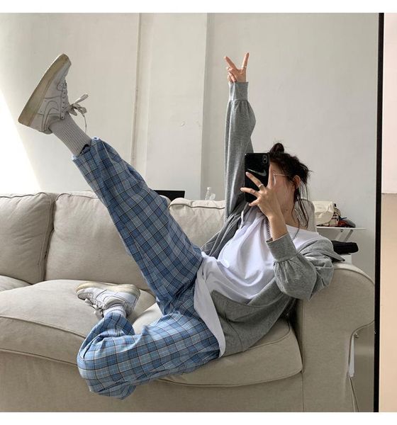 plaid beam summer check womens pants high waist casual drawstring sports overalls women, Black;white
plaid beam summer check womens pants high waist casual drawstring sports overalls women, Black;white