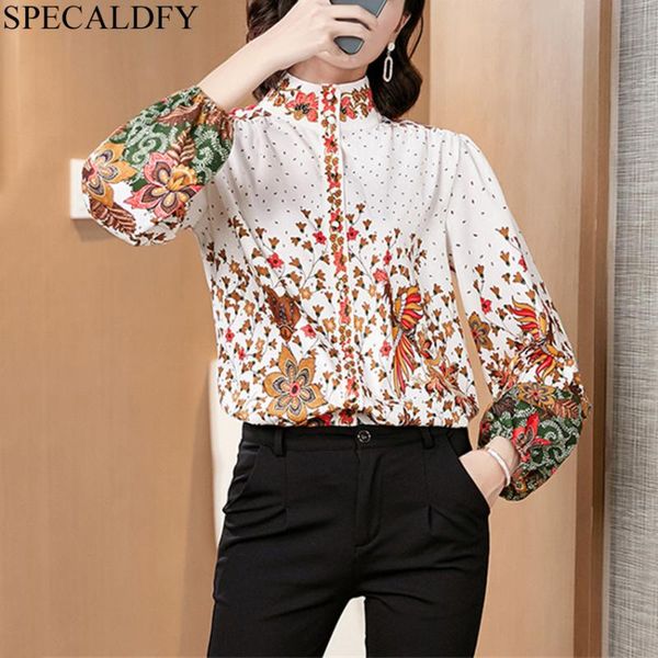 women's blouses & shirts designer lantern sleeve stand neck elegant shirt women floral print office spring summer blouse plus size blus, White
women's blouses & shirts designer lantern sleeve stand neck elegant shirt women floral print office spring summer blouse plus size blus, White