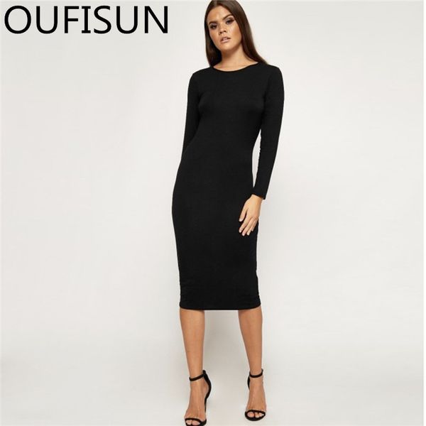 oufisun long sleeve bodycon dress women spring summer basic solid casual o neck white black es 210517, Black;gray
oufisun long sleeve bodycon dress women spring summer basic solid casual o neck white black es 210517, Black;gray