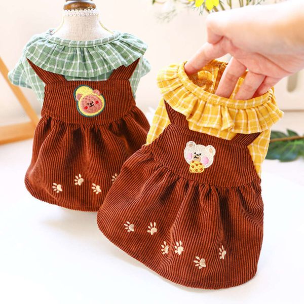 the dog clothes pet teddy straight cat clothing spring and summer avocado cheese bear skirt
the dog clothes pet teddy straight cat clothing spring and summer avocado cheese bear skirt
