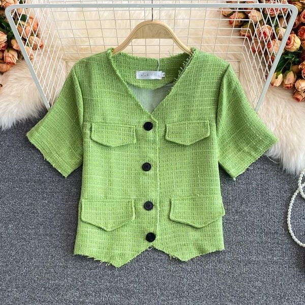 women's jackets 2021 summer fashion short casual temperament single breasted sleeve cardigan slim coat ladies jacket clothing, Black;brown
women's jackets 2021 summer fashion short casual temperament single breasted sleeve cardigan slim coat ladies jacket clothing, Black;brown