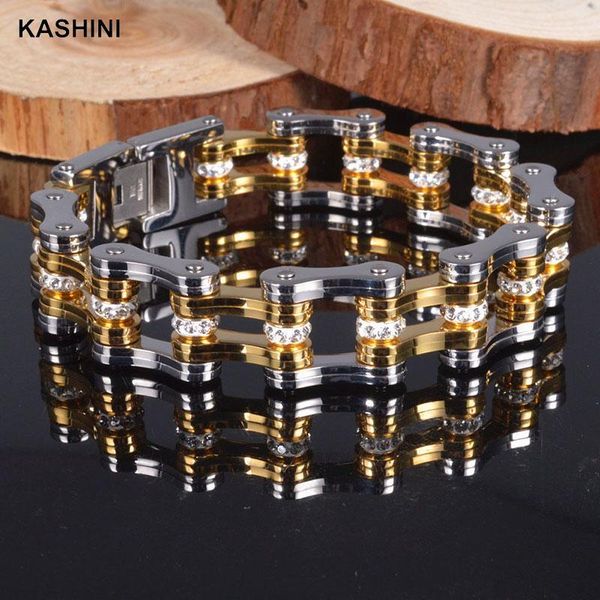 link, chain golden couple bracelet motorcycle punk bike men's stainless steel machine wholesale, Black
link, chain golden couple bracelet motorcycle punk bike men's stainless steel machine wholesale, Black