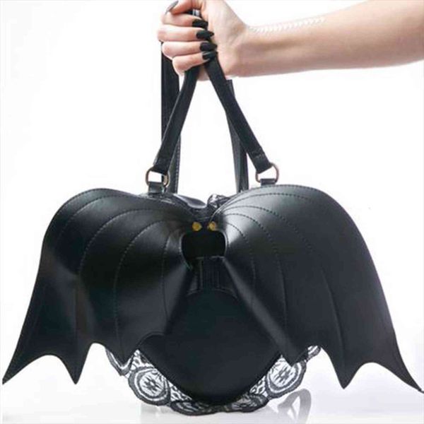 goth batwing bag women lace backpack punk stylish school for girls bat angel wings lolita
goth batwing bag women lace backpack punk stylish school for girls bat angel wings lolita