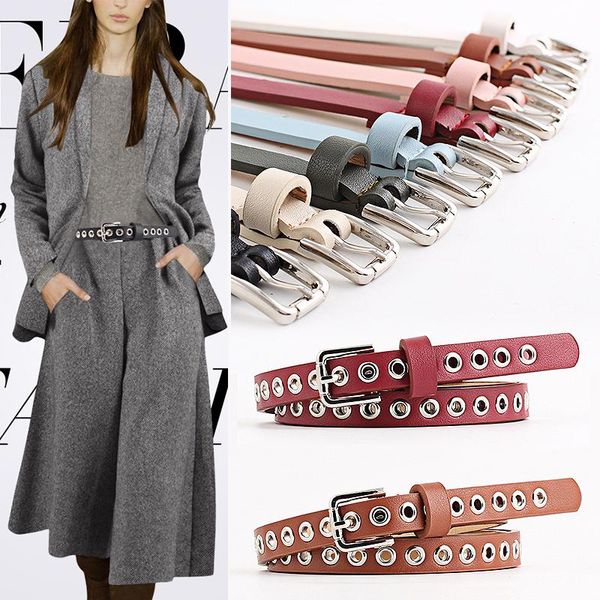 belts for women 2021 waist belt rivets waistband female 1pc ladies slim strap pu leather apparel accessories hollow, Black;brown
belts for women 2021 waist belt rivets waistband female 1pc ladies slim strap pu leather apparel accessories hollow, Black;brown
