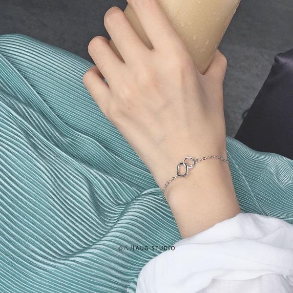 link, chain bracelet for woman bracelets simple geometric buckle women's style fashion wealth prosperity luxury jewelry, Black
link, chain bracelet for woman bracelets simple geometric buckle women's style fashion wealth prosperity luxury jewelry, Black