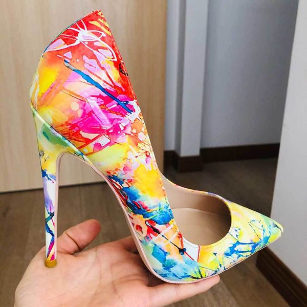 dress shoes tikicup hawaii style women oil painting printed patent pointed toe high heels fashion ladies stiletto pumps large size, Black
dress shoes tikicup hawaii style women oil painting printed patent pointed toe high heels fashion ladies stiletto pumps large size, Black