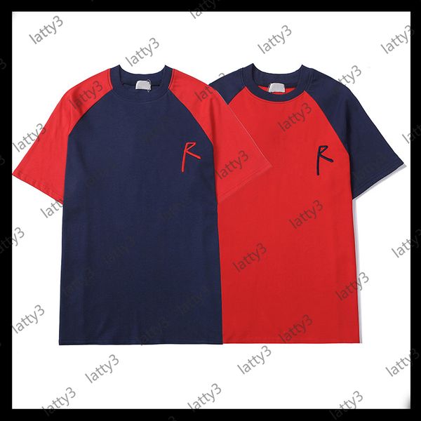nice summer designer men women shirts fashion tee luxury r embroidery stitchwork tees girls short sleeve shirt clothing stitching color, White
nice summer designer men women shirts fashion tee luxury r embroidery stitchwork tees girls short sleeve shirt clothing stitching color, White