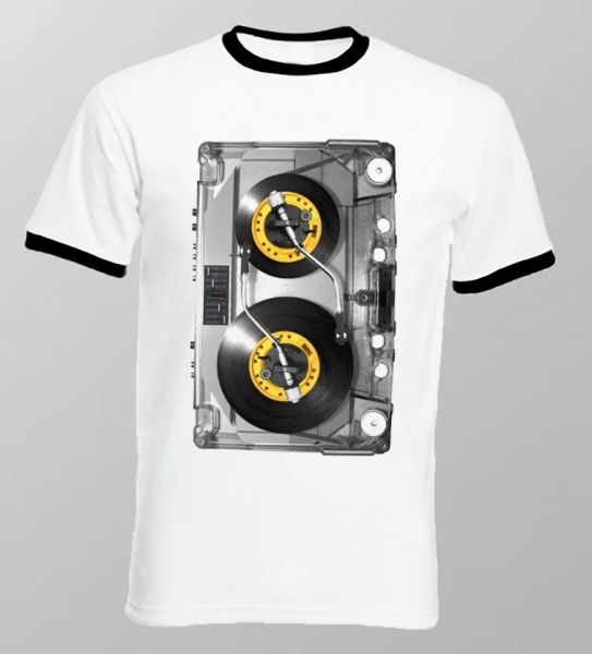 DJ TJESTO RETRO TAPE AWSOME MIX TRANCE OLD SCHOOL white ringer t-shirt 9617, White;black
DJ TJESTO RETRO TAPE AWSOME MIX TRANCE OLD SCHOOL white ringer t-shirt 9617, White;black